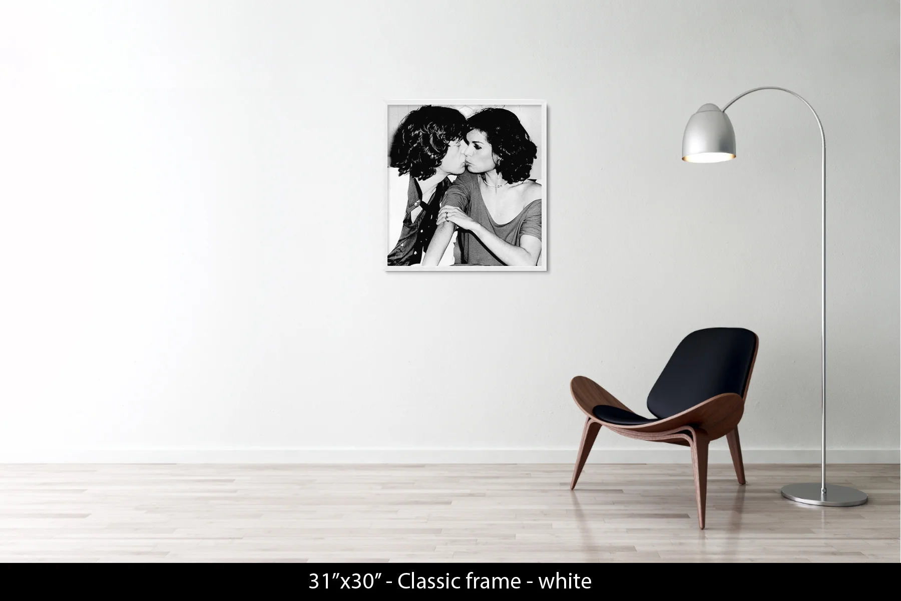 31"x30" | Classic Frame White