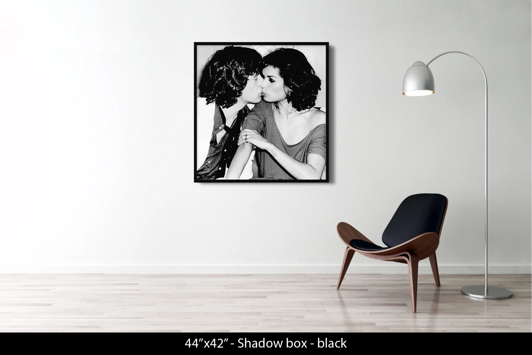 44"x42" | Shadow Frame Black