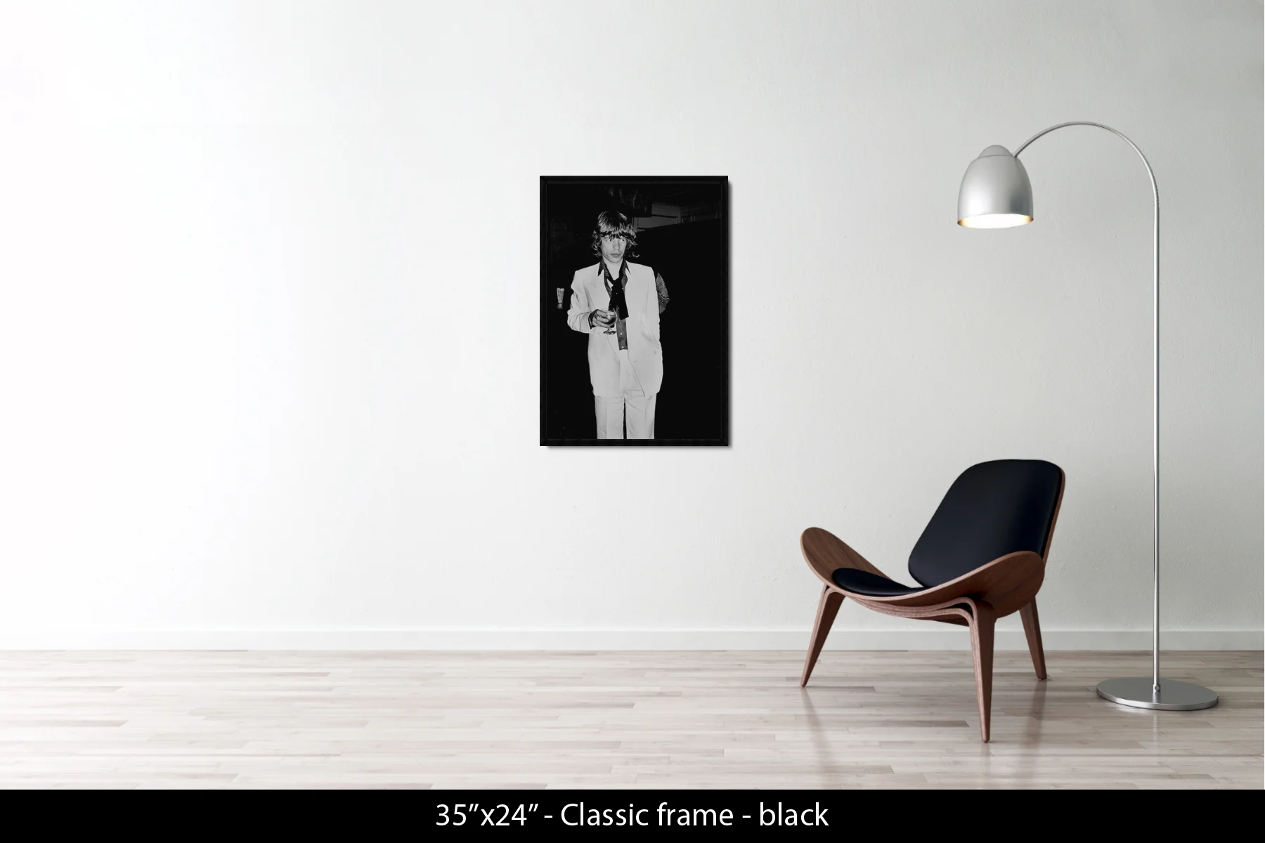 35"x24" | Classic Frame Black