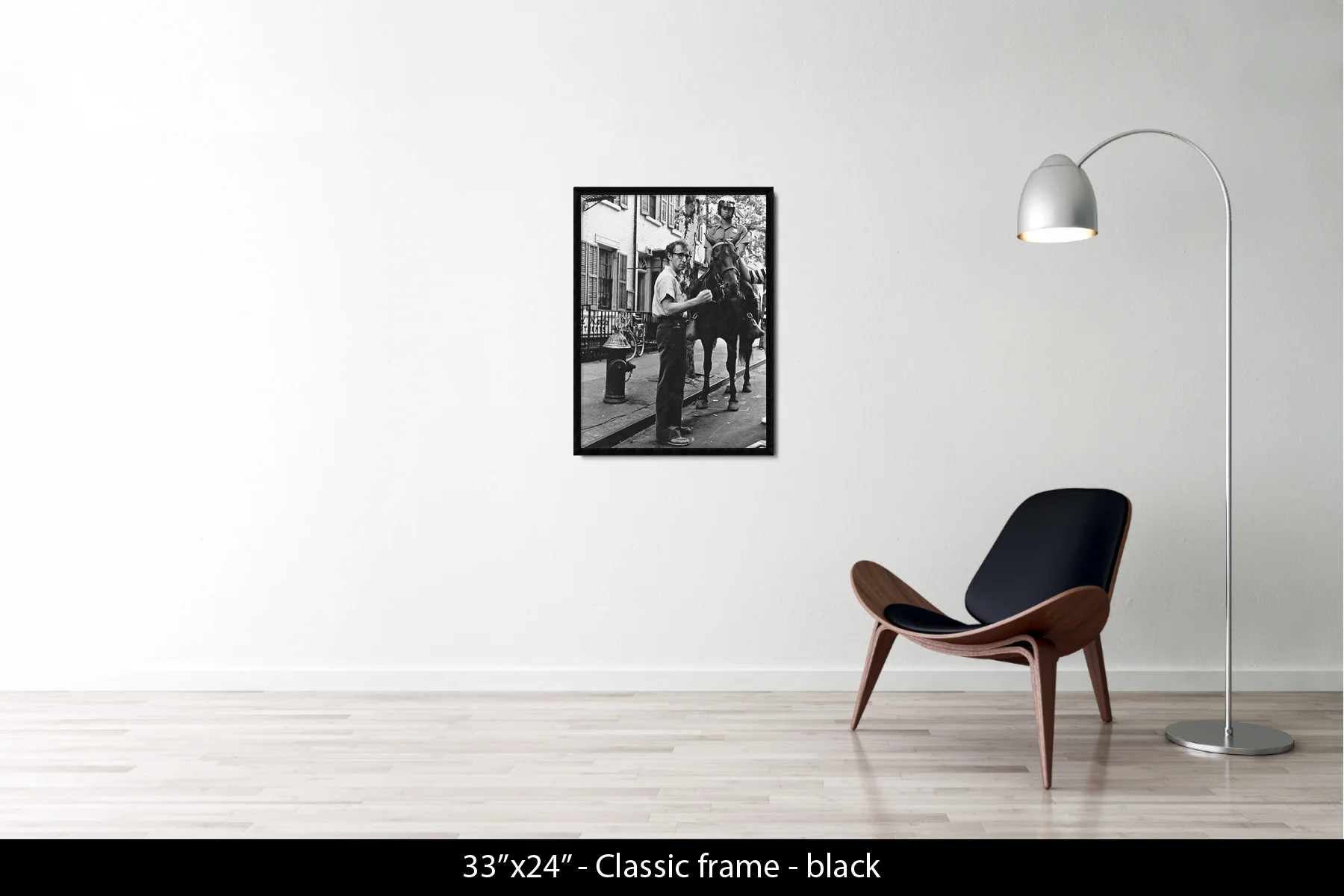 33"x24" | Classic Frame Black