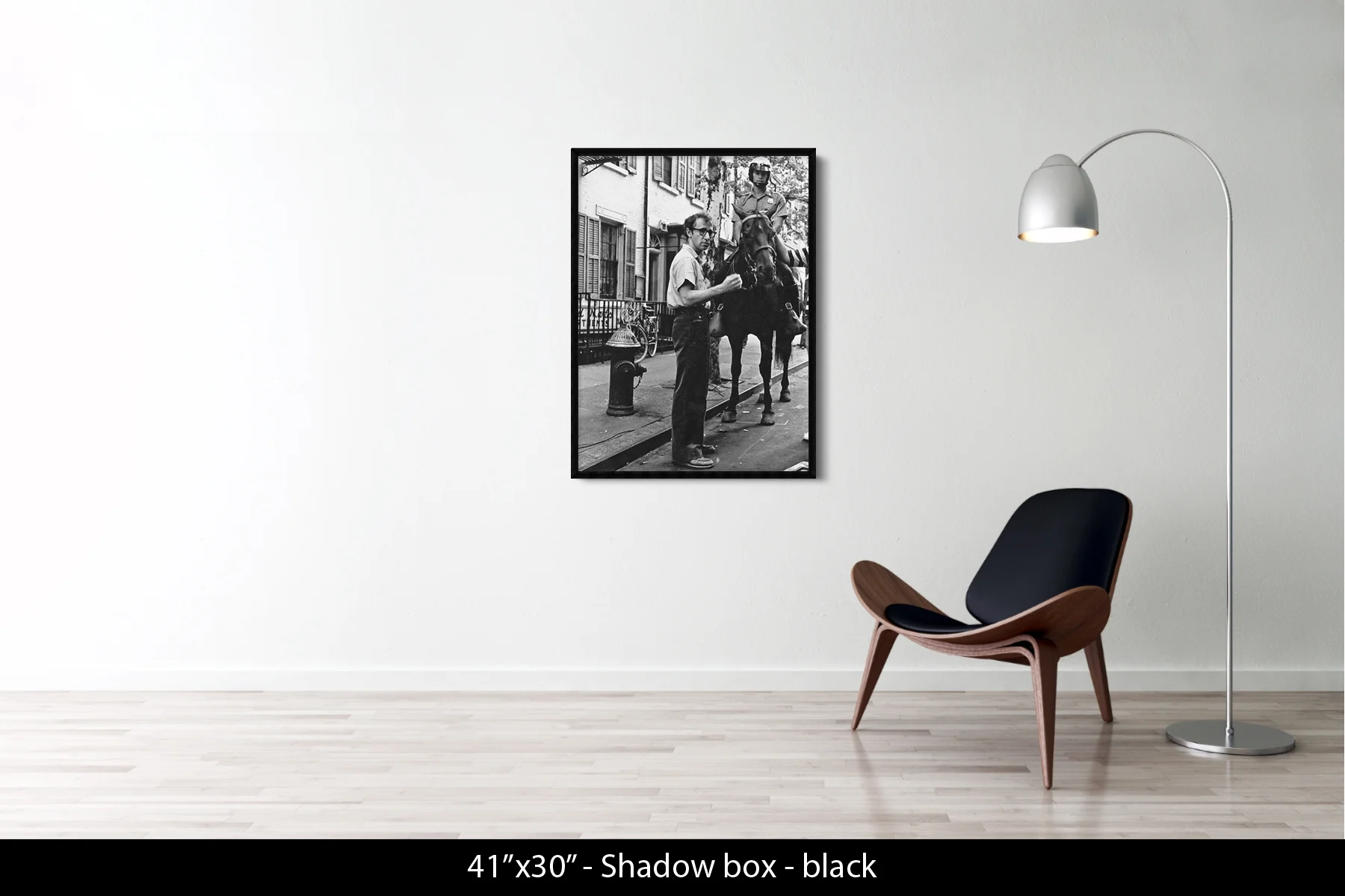 41"x30" | Shadow Frame Black