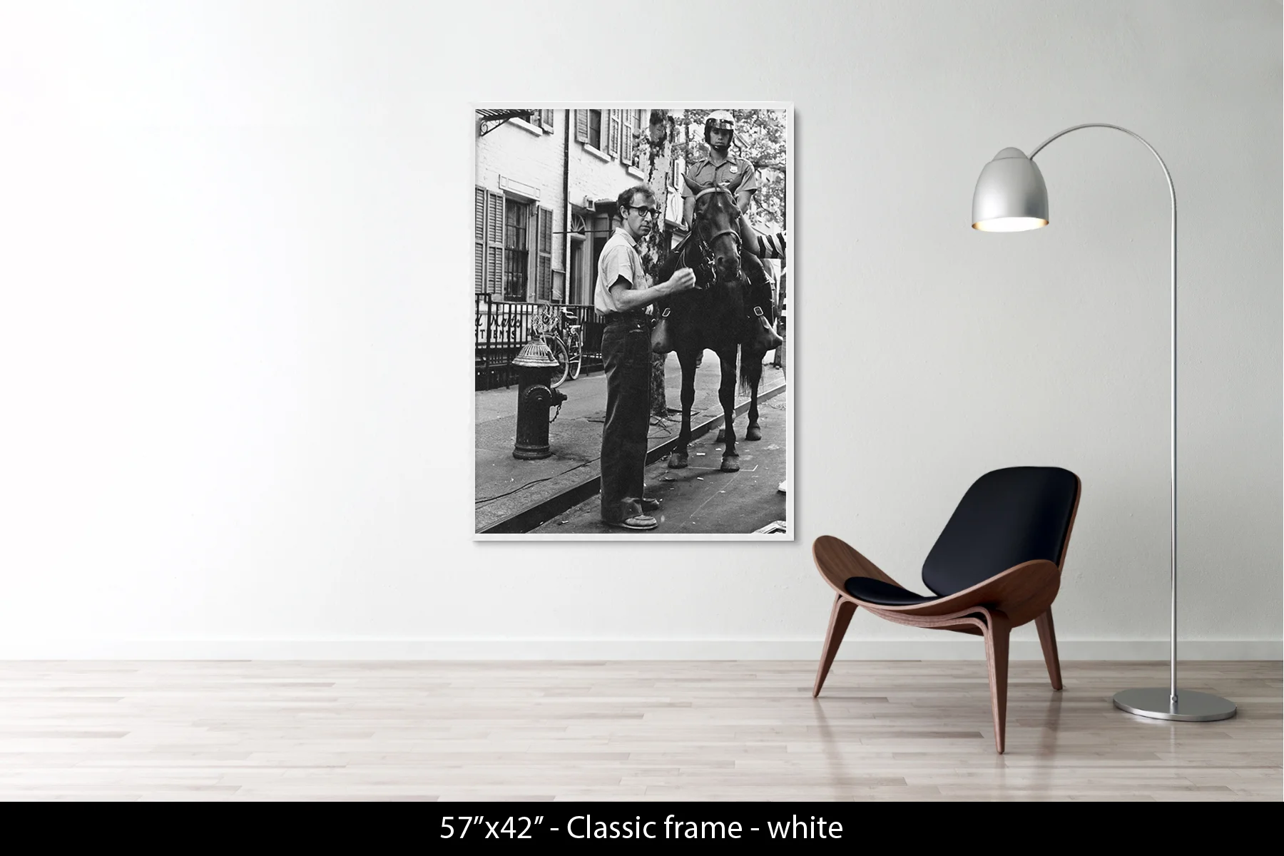 57"x42" | Classic Frame White
