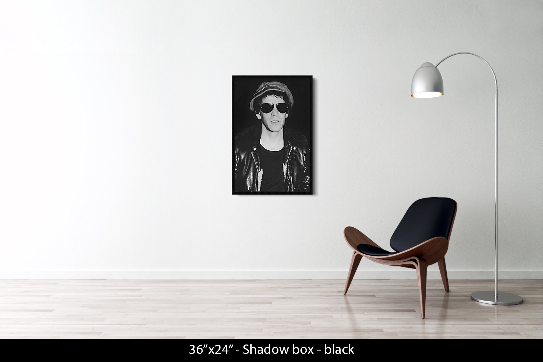 36"x24" | Shadow Frame Black