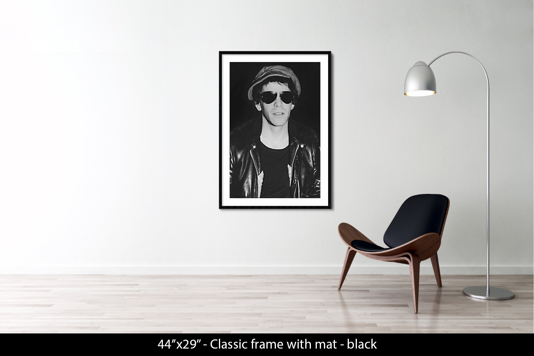 44"x29" | Classic Frame + Mat Black