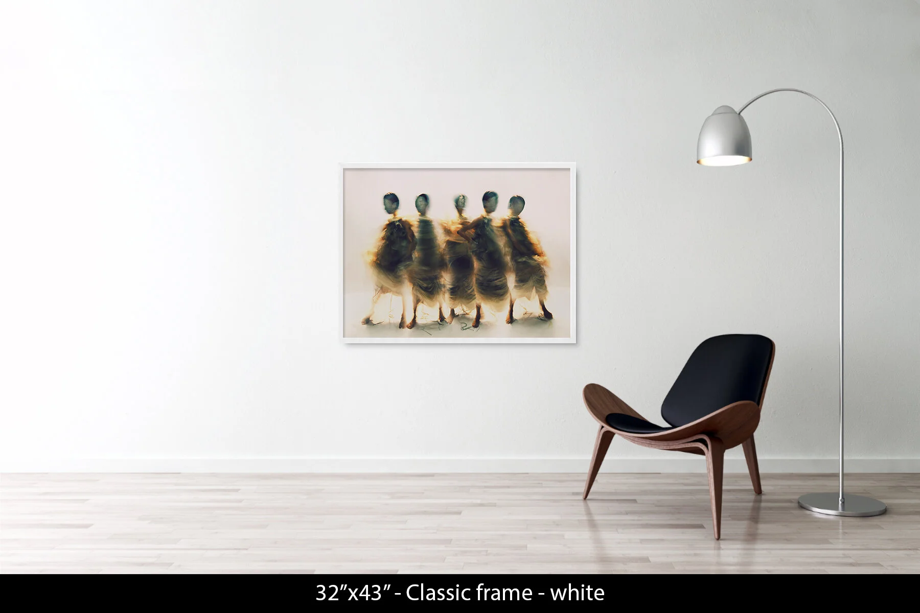 32"x43" | Classic Frame White