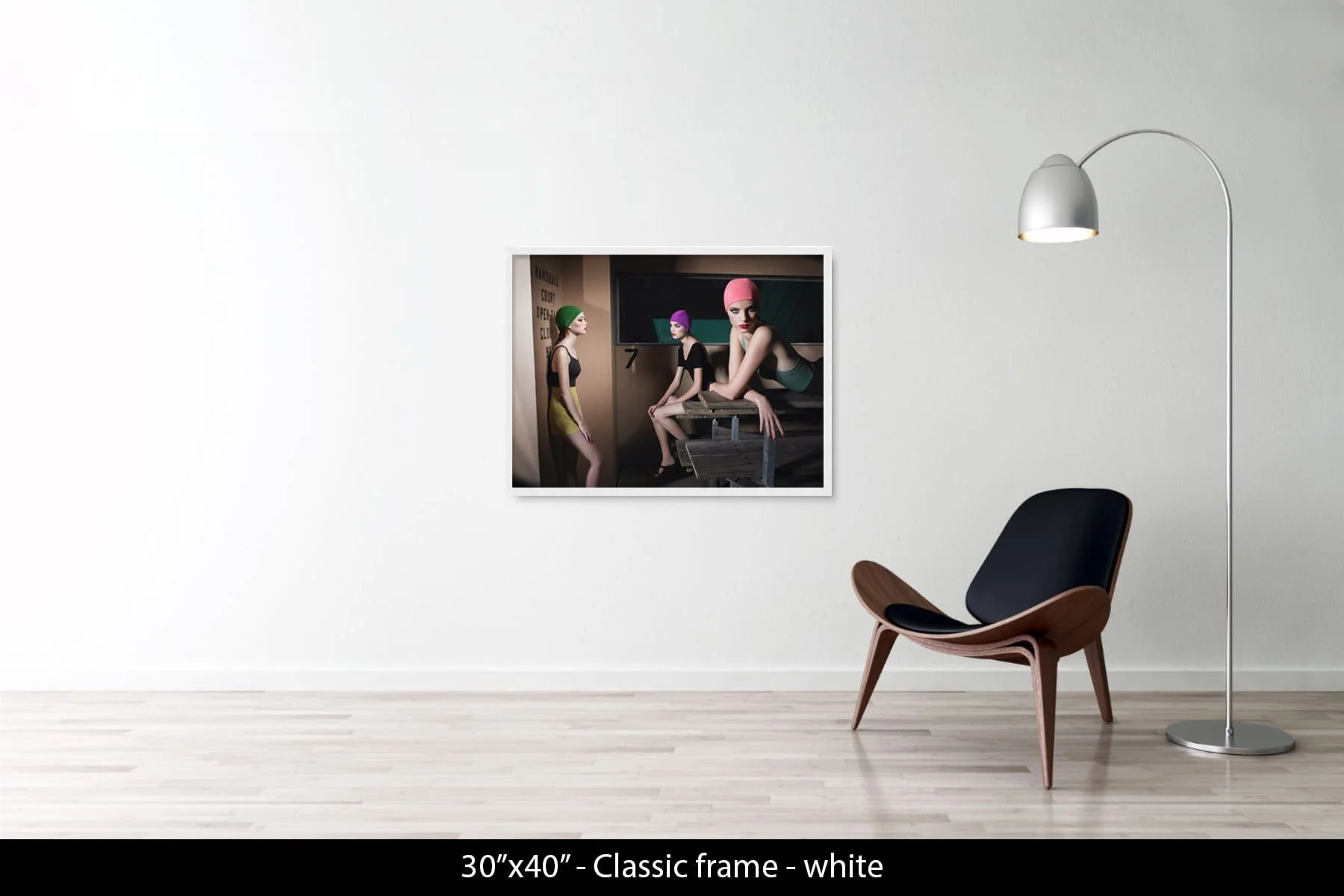 30"x45" | Classic Frame White