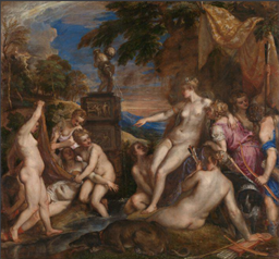 Titian, Diana and Callisto, 1556-9. The National Gallery, London, United Kingdom