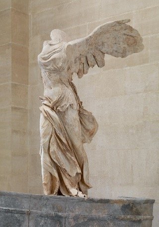 The Winged Victory of Samothrace, c. 200-190 BC, Marble, Louvre, Paris, France