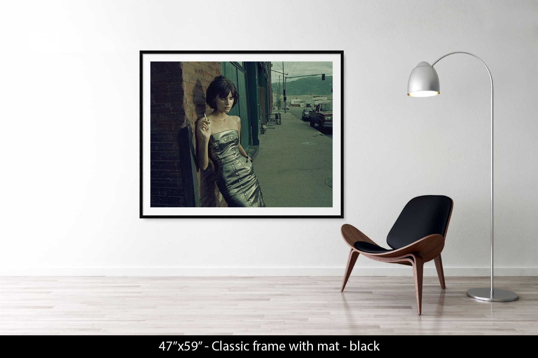 47"x59" | Classic Frame Black + Mat