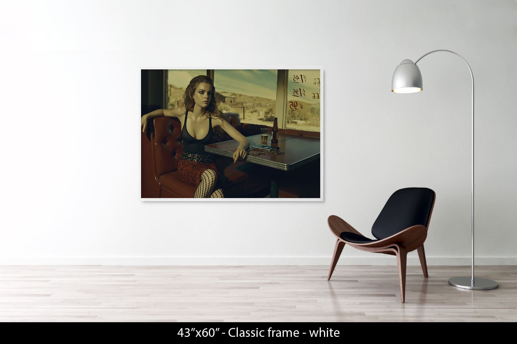 47"x60" | Classic Frame White