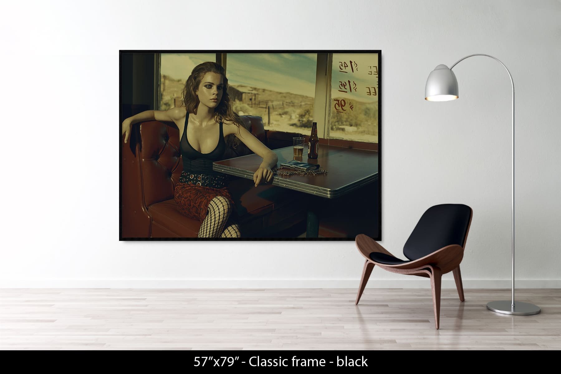 63"x79" | Classic Frame Black