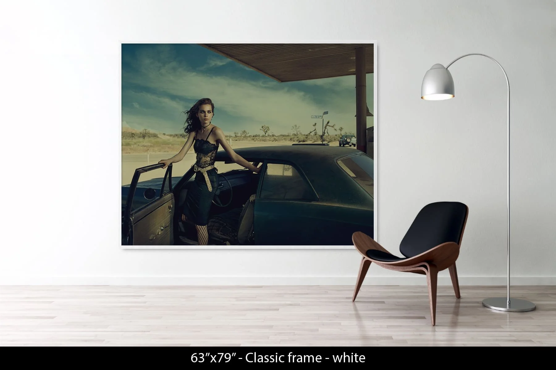 63"x79" | Classic Frame White