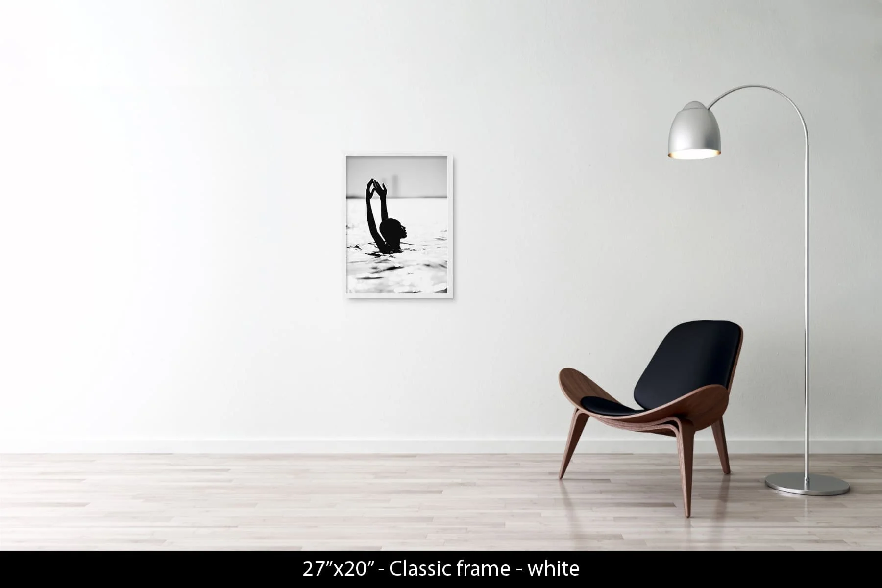 27"x20" | Classic Frame White