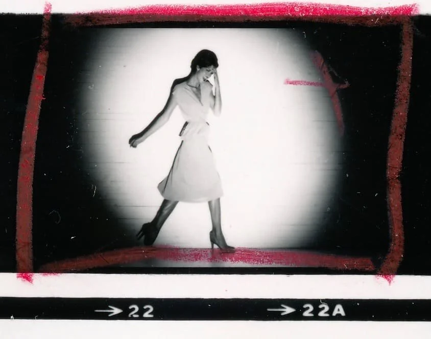 Gia in the spotlight 2, contact sheet