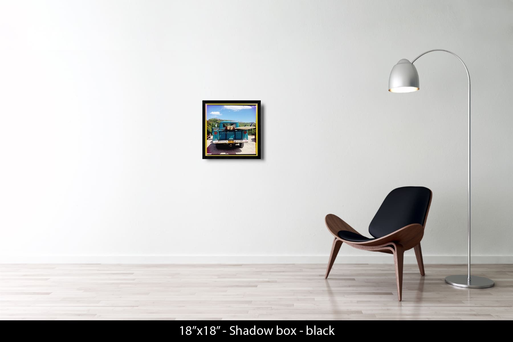 18"x18" | Shadow Frame Black