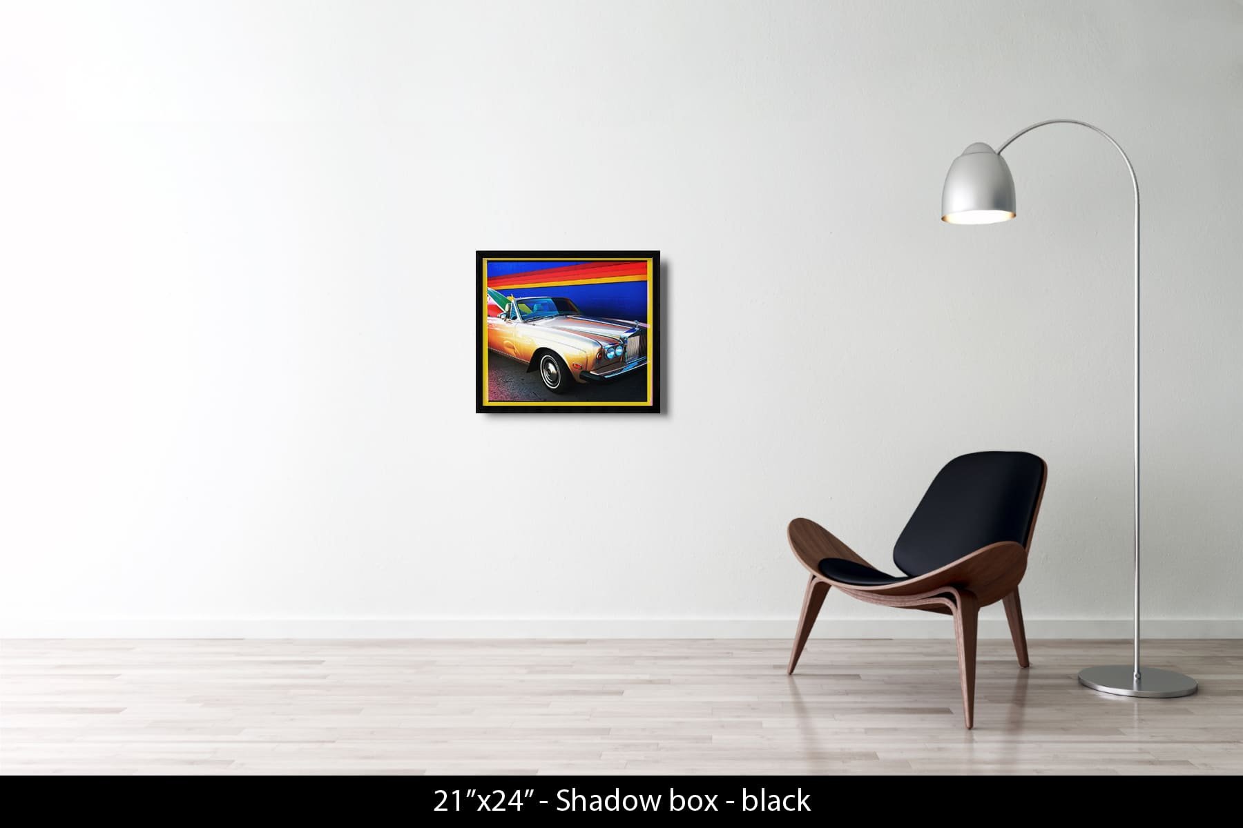 24"x24" | Shadow Frame Black