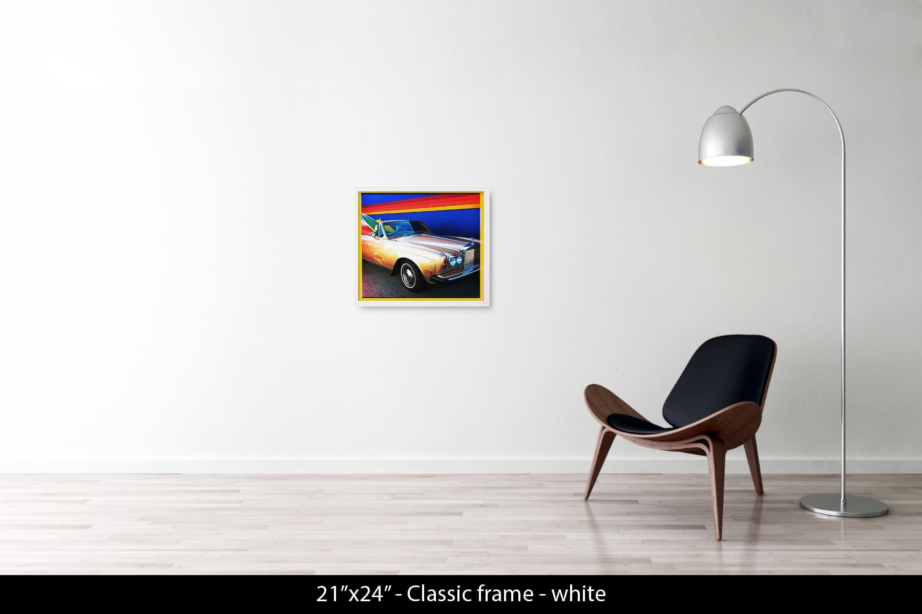 24"x24" | Classic Frame White