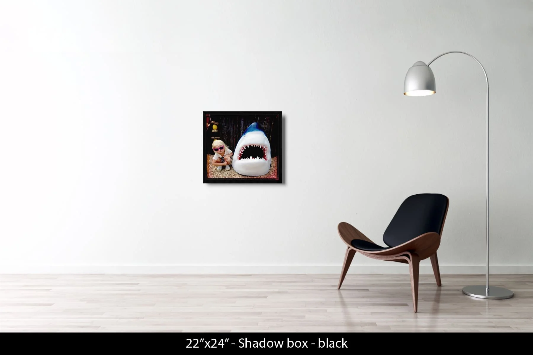 24"x24" | Shadow Frame Black