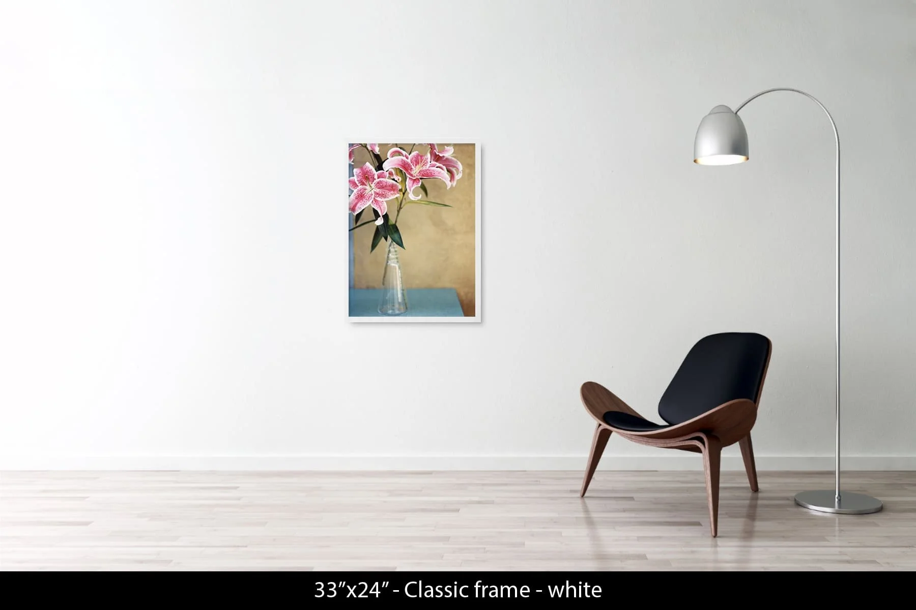 33"x24" | Classic Frame White
