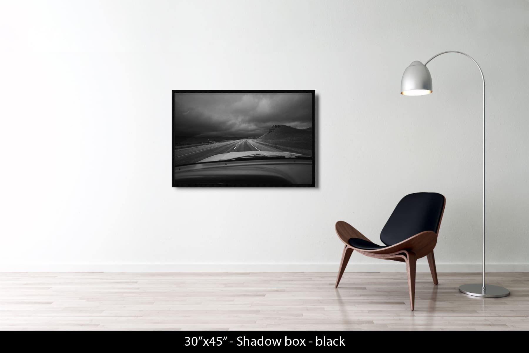 30"x45" | Shadow Frame Black