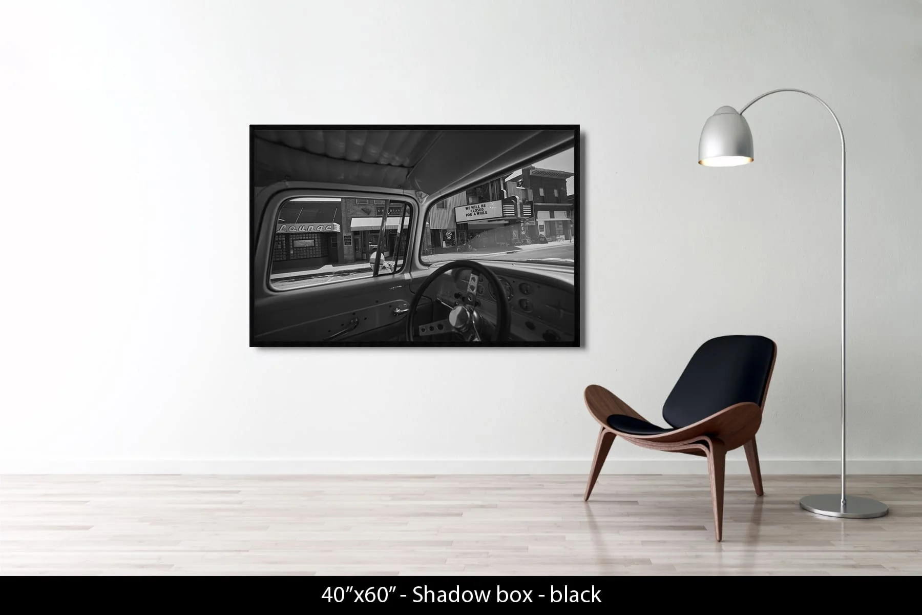 40"x60" | Shadow Frame Black