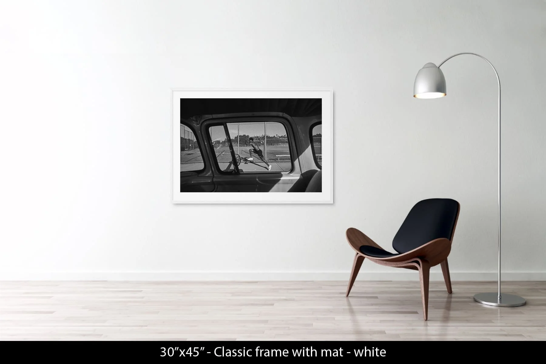 30"x45" | Classic Frame White + Mat