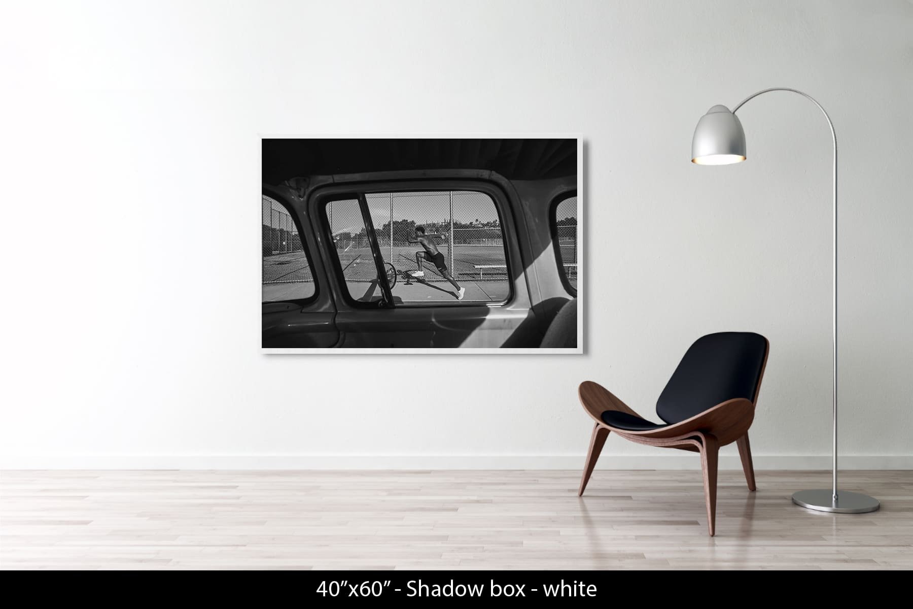 40"x60" | Shadow Frame White