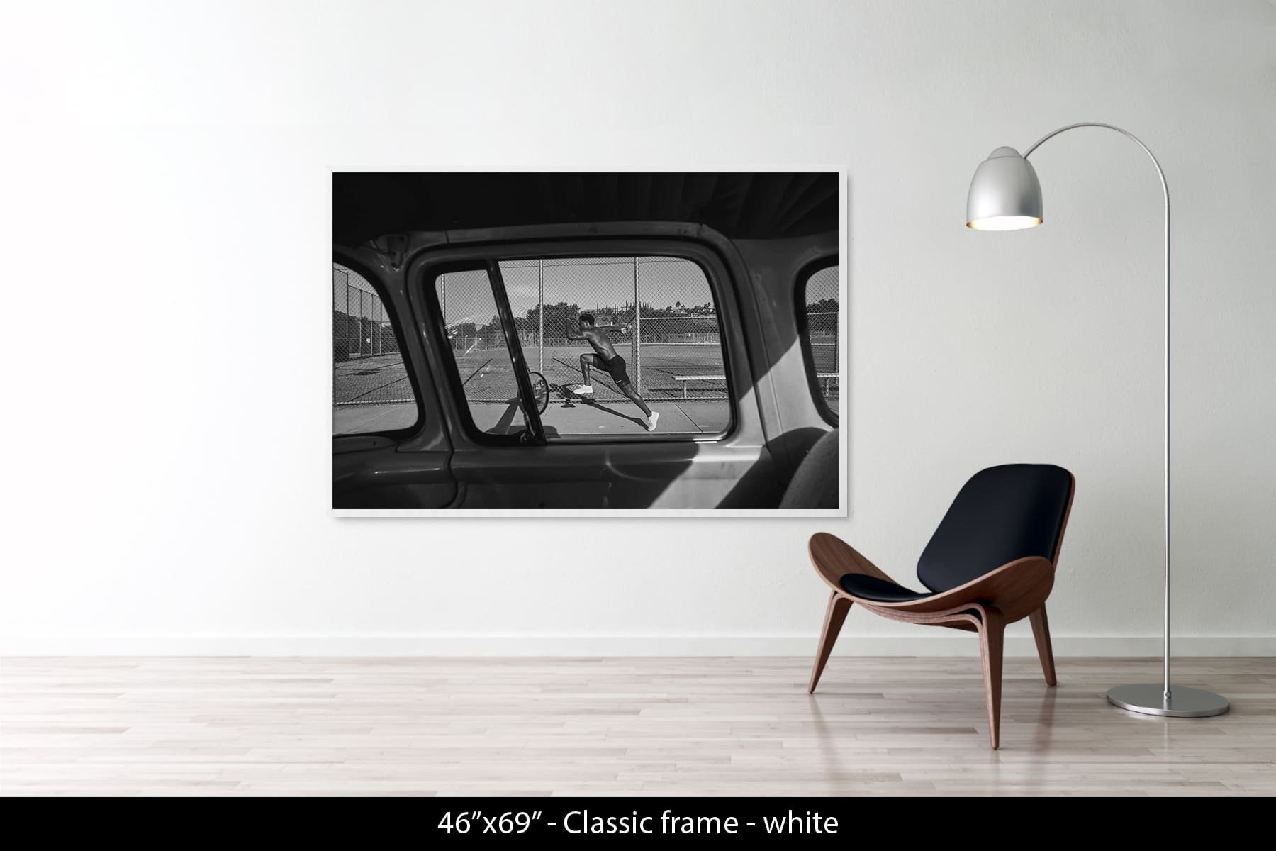 46"x69" | Classic Frame White