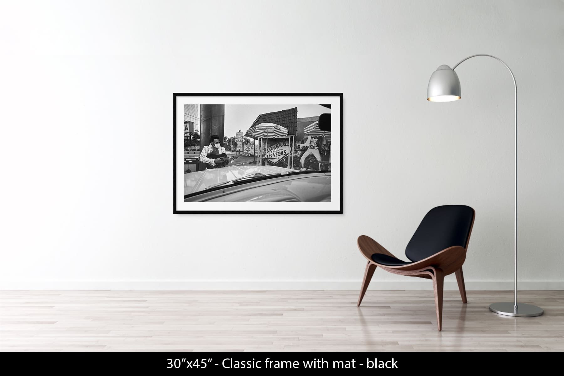 30"x45" | Classic Frame Black + Mat