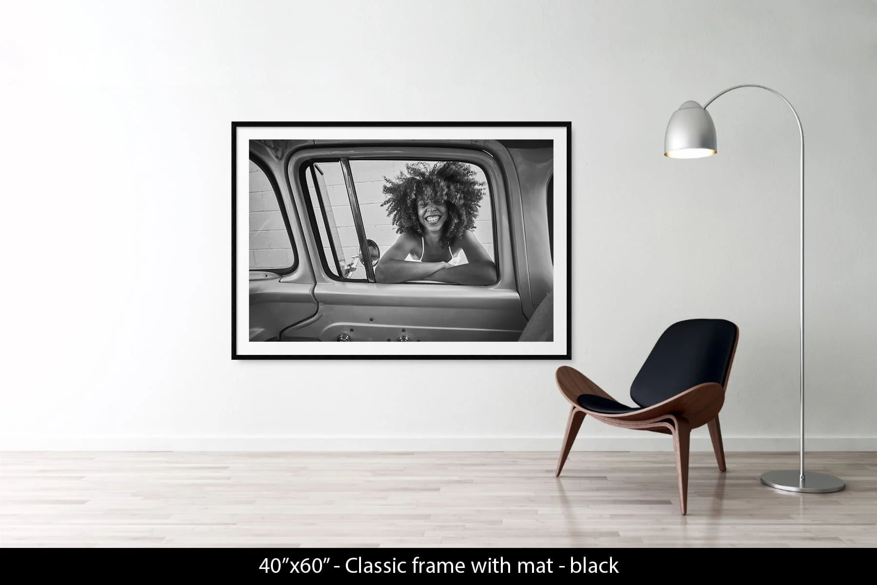 40"x60" | Classic Frame Black + Mat