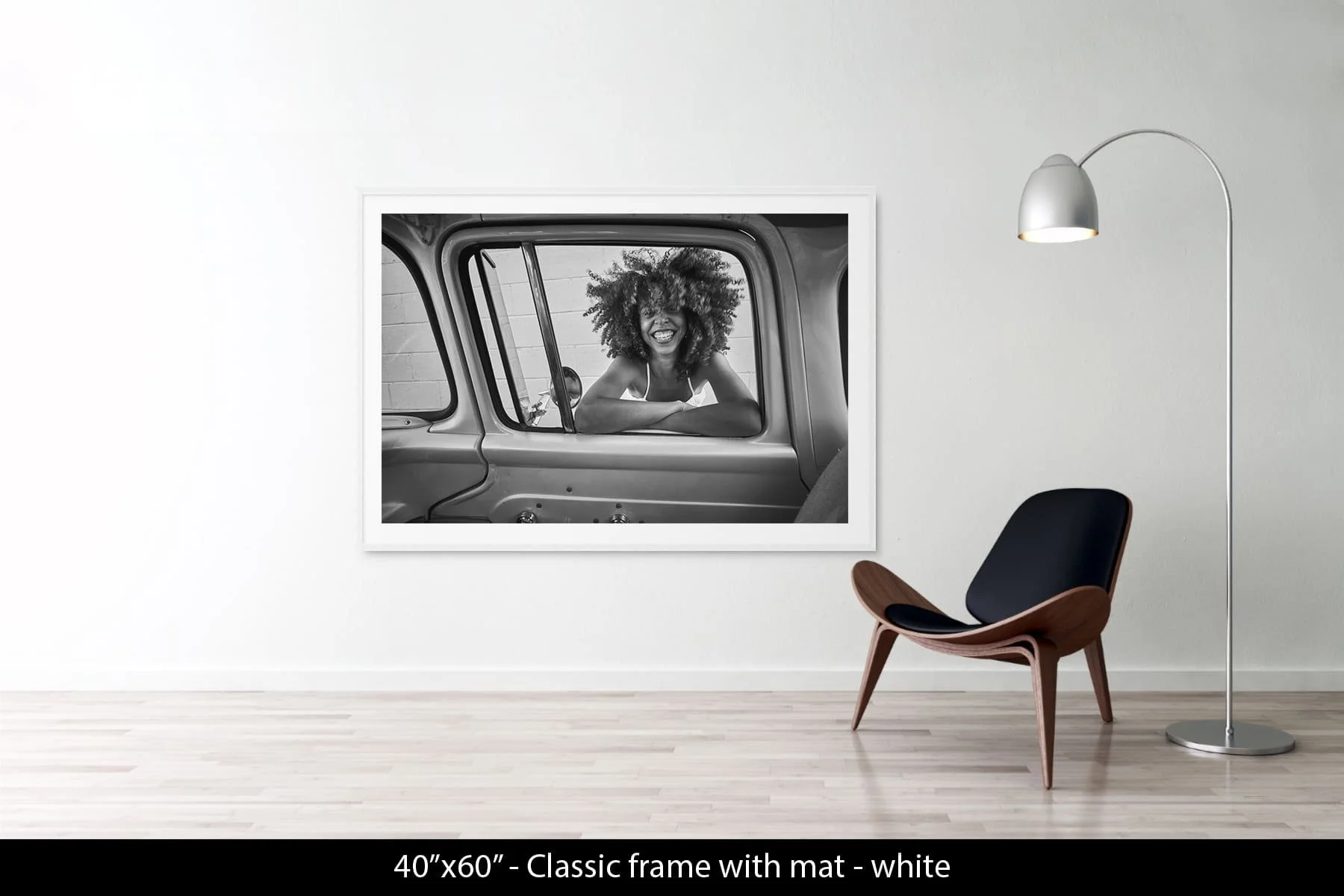 40"x60" | Classic Frame White + Mat