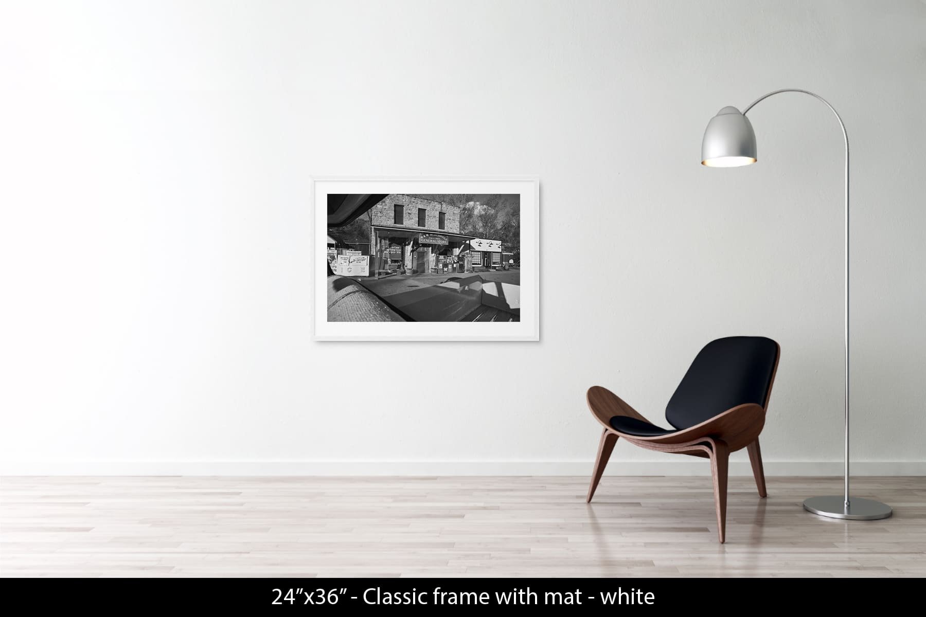 24"x36" | Classic Frame White + Mat