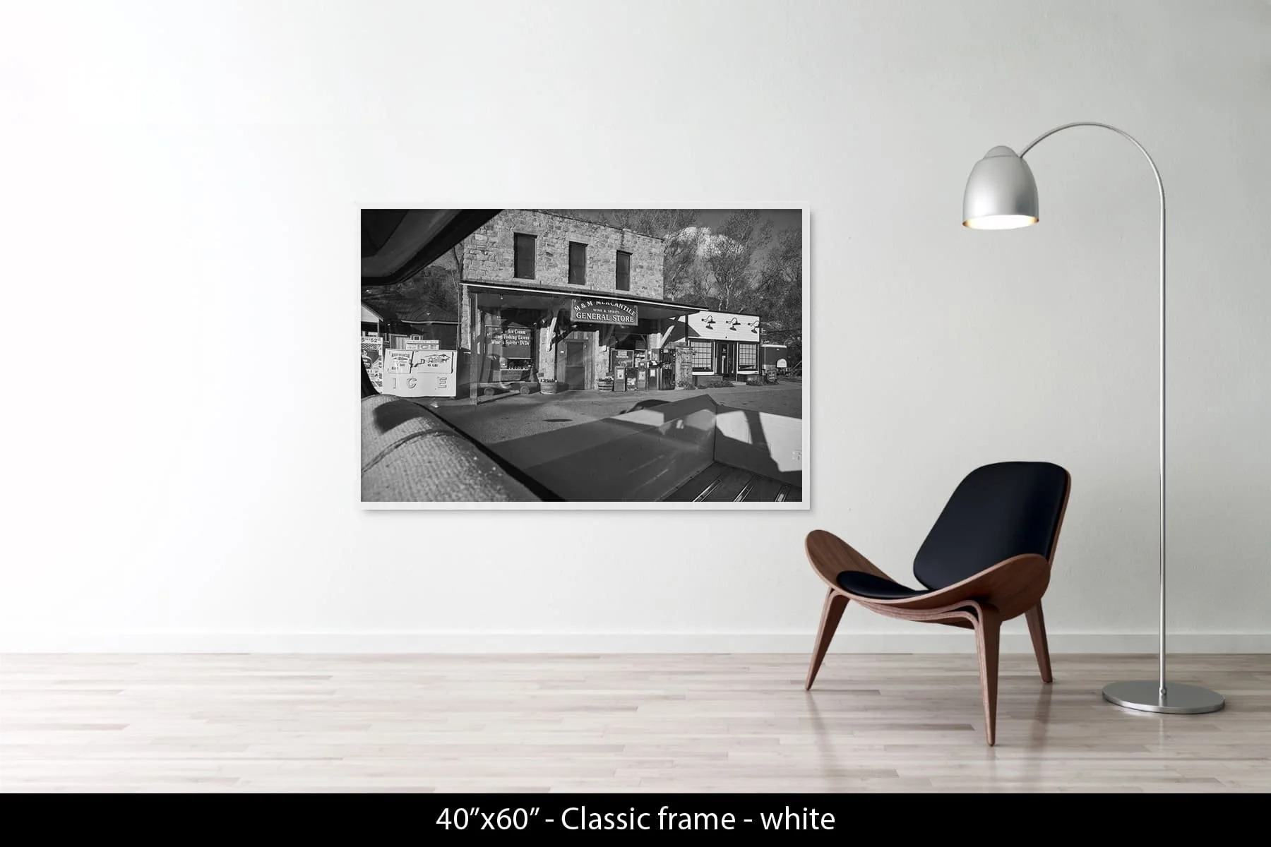 40"x60" | Classic Frame White