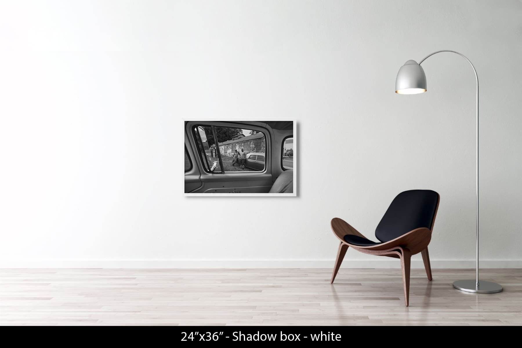 24"x36" | Shadow Frame White