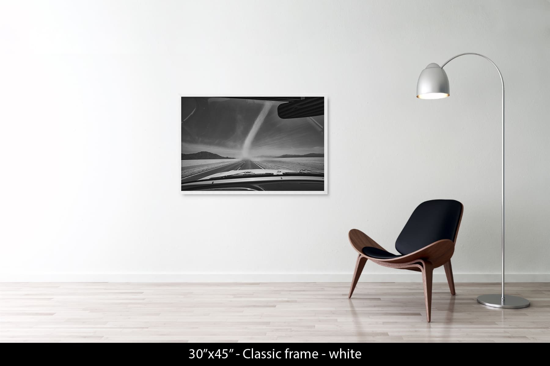30"x45" | Classic Frame White