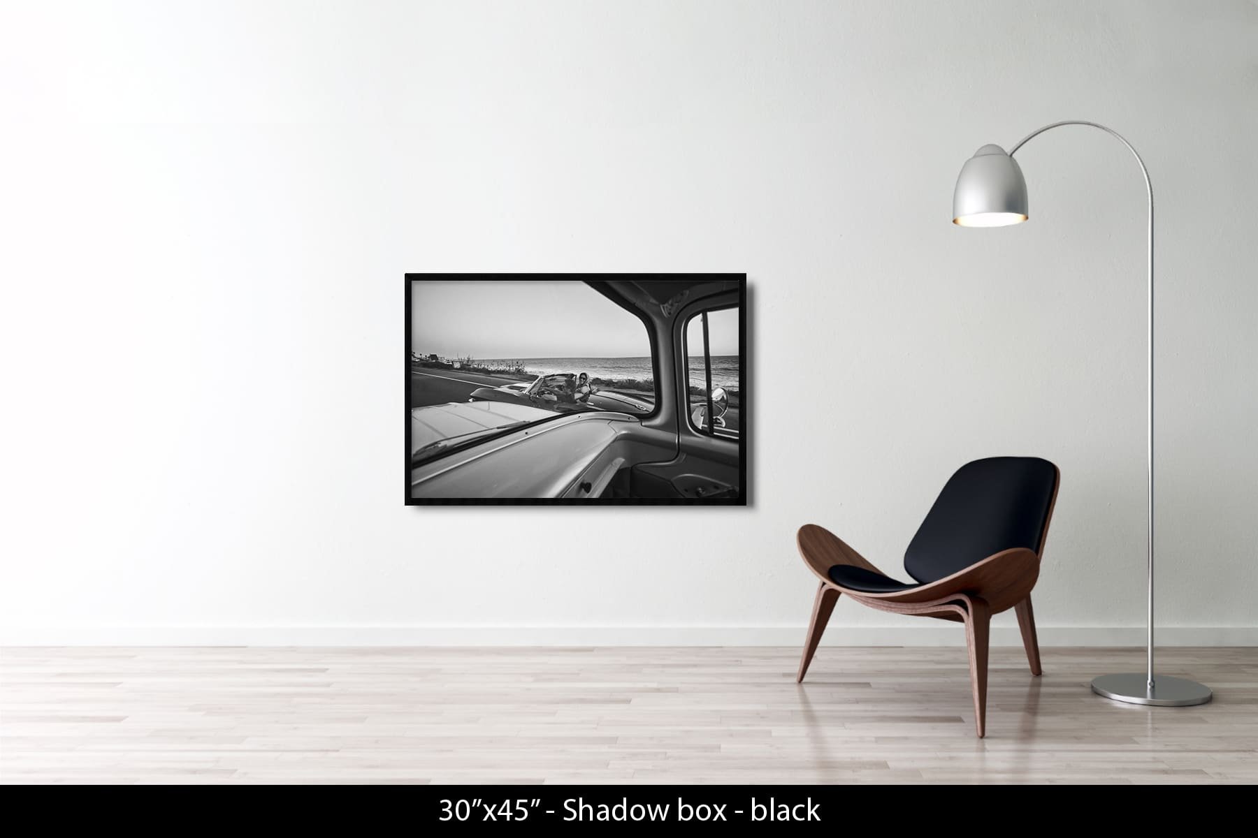 30"x45" | Shadow Frame Black