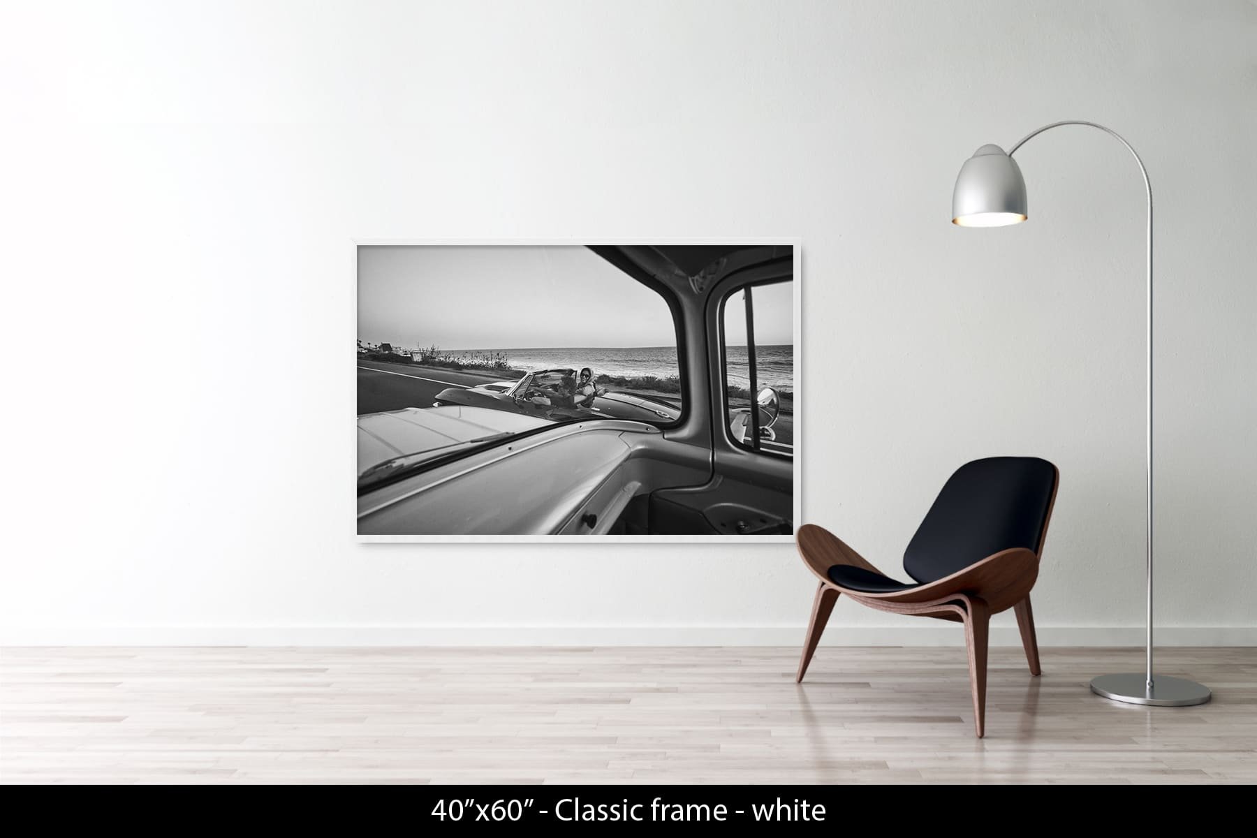 40"x60" | Classic Frame White