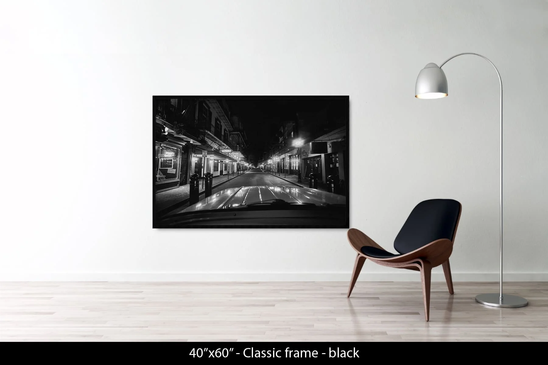 40"x60" | Classic Frame Black