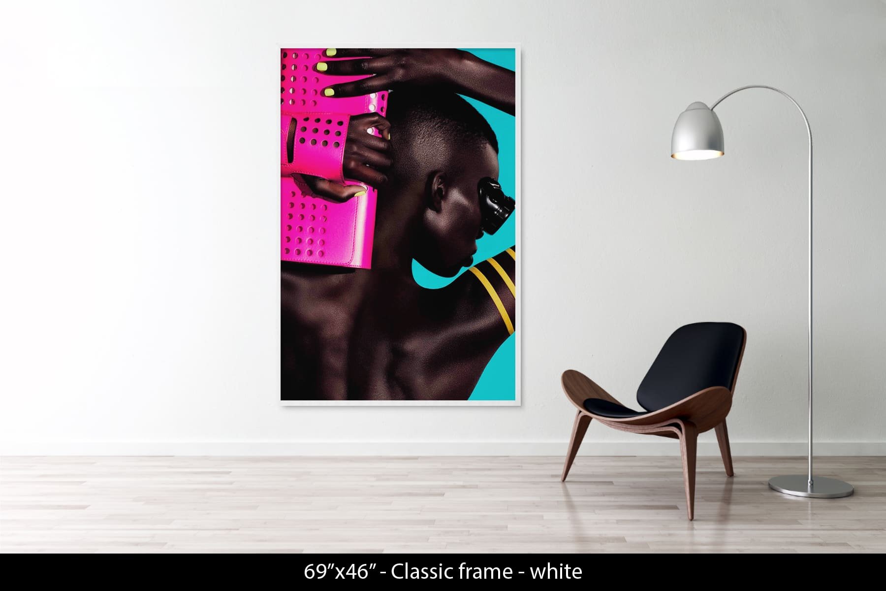 69"x46" | Classic Frame White