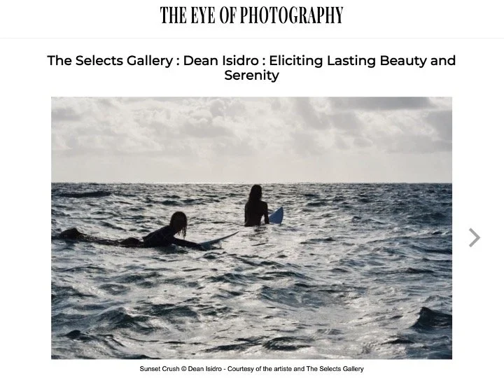 THE EYE OF PHOTOGRAPHY: DEAN ISIDRO: Eliciting Lasting Beauty and Serenity