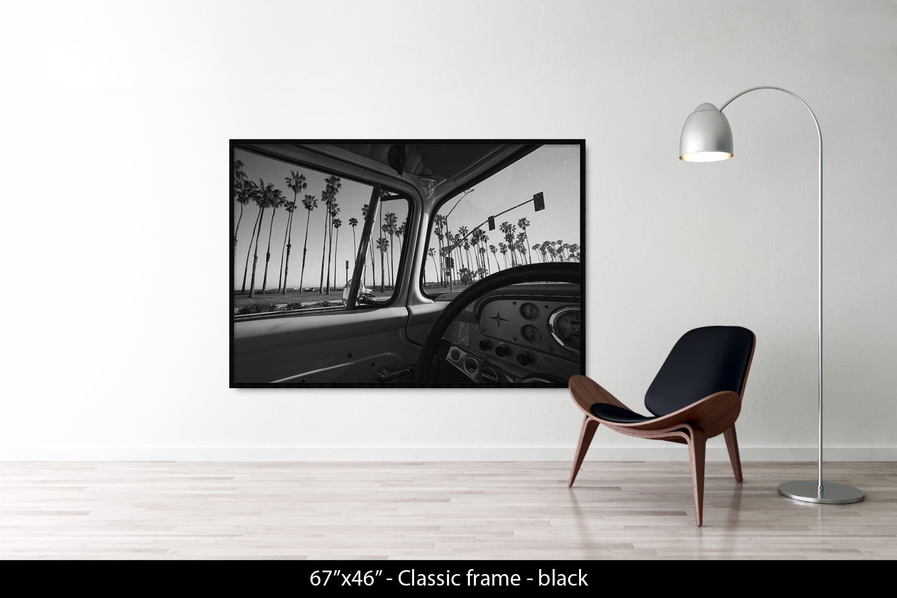 69"x46" | Classic Frame Black