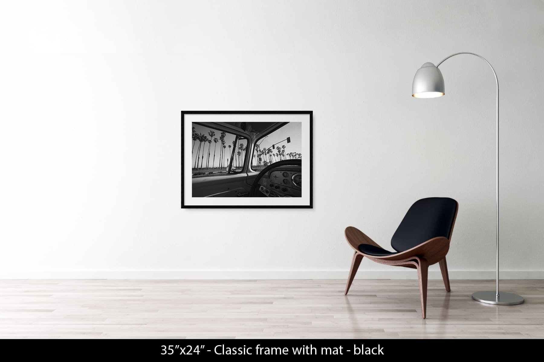 36"x24" | Classic Frame Black + Mat