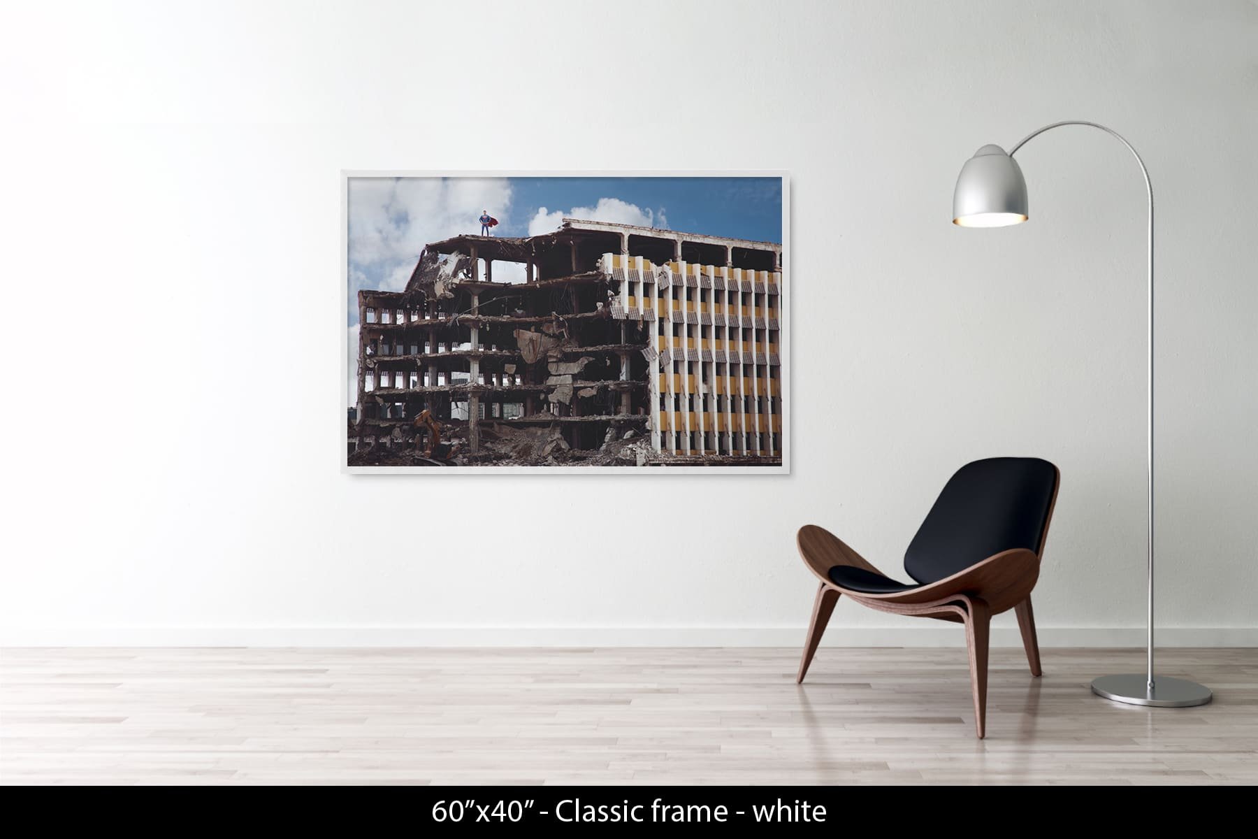 60"x40" | Classic Frame White