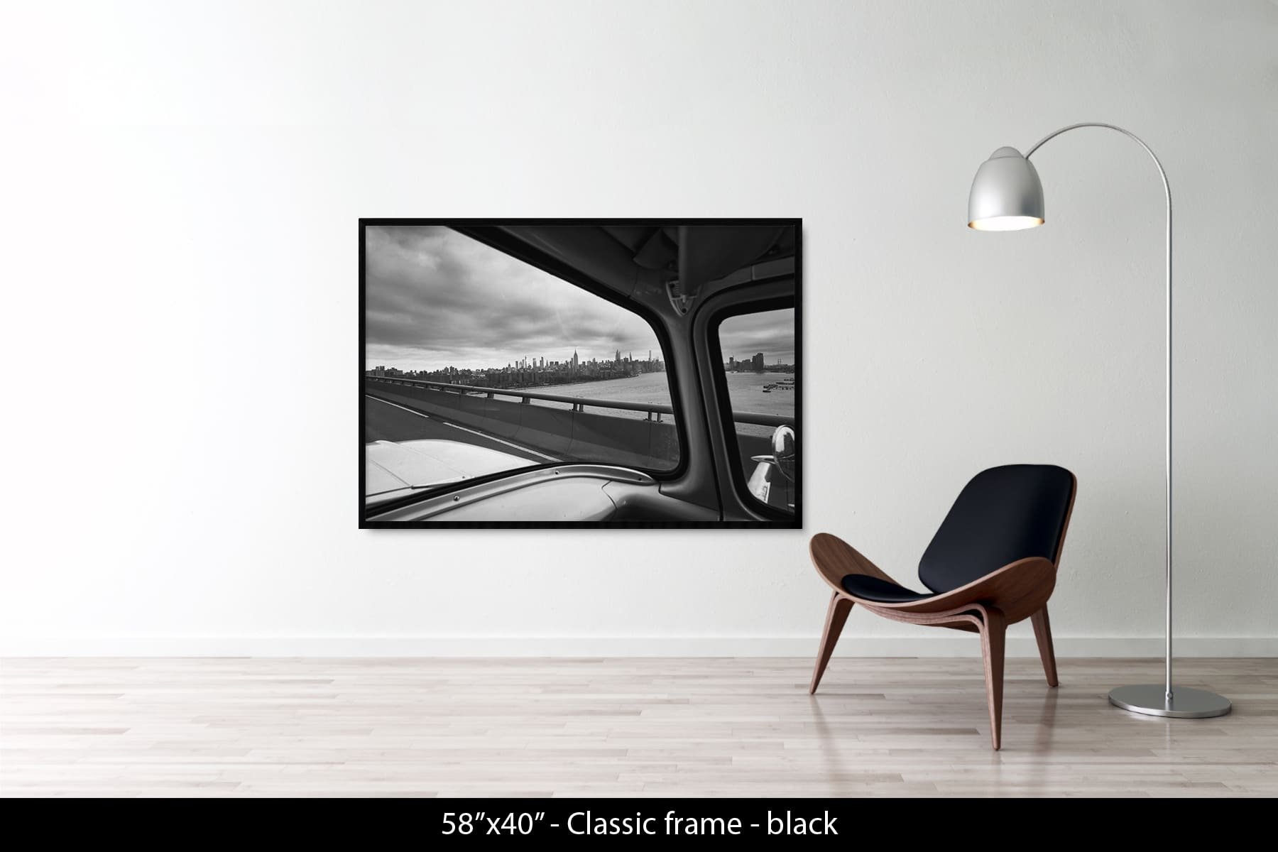 60"x40" | Classic Frame Black