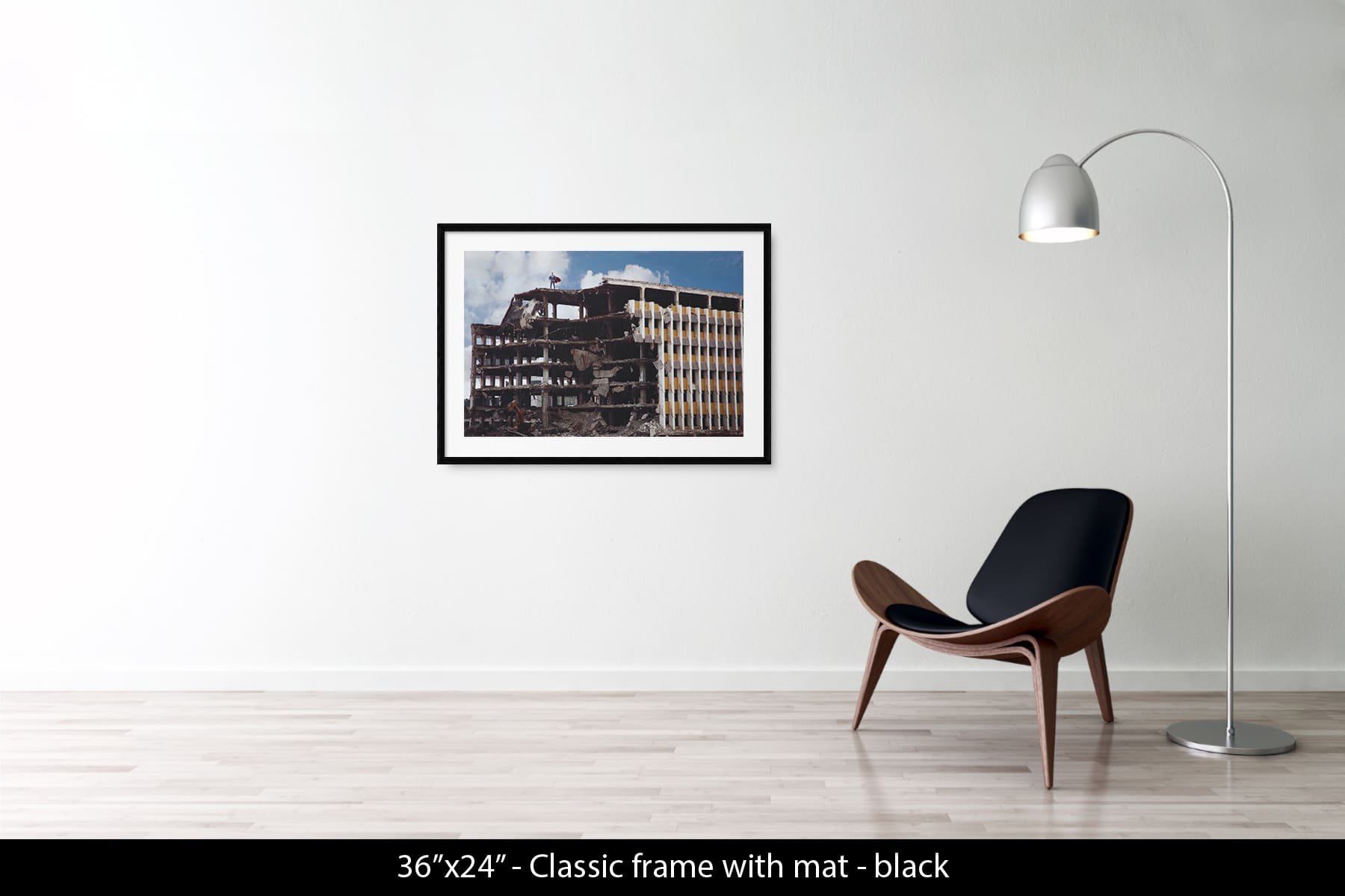 36"x24" | Classic Frame Black + Mat