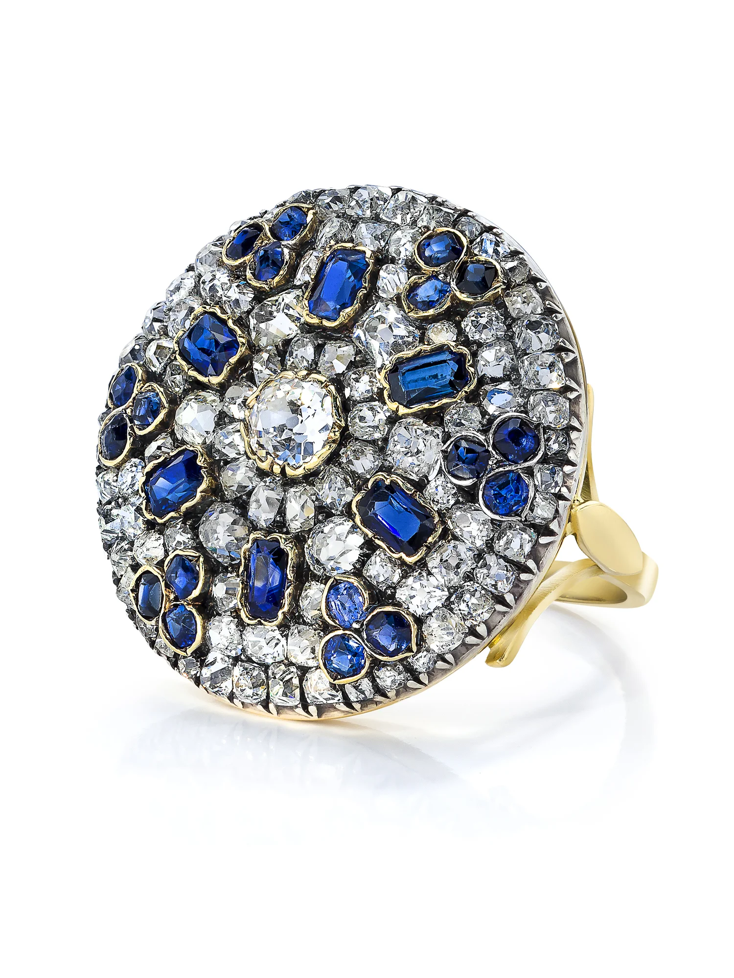 R-0036 Diamond Sapphire Old Cut Ring (edited for website).jpg