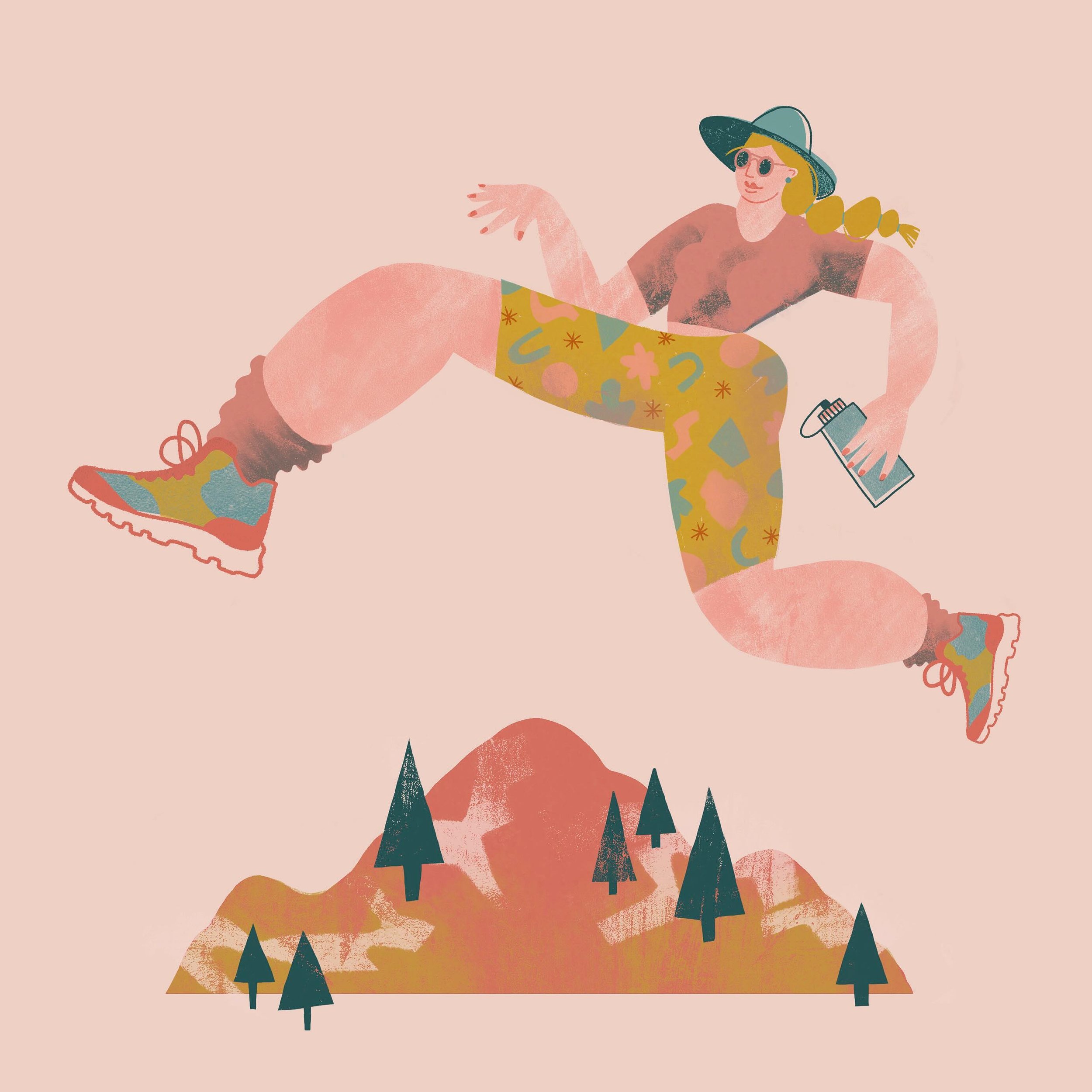 Happily frolicking over the mountains ✨🏔️✨.
.
.
.
#mountainlovers #drawdrawdraw #takeahike