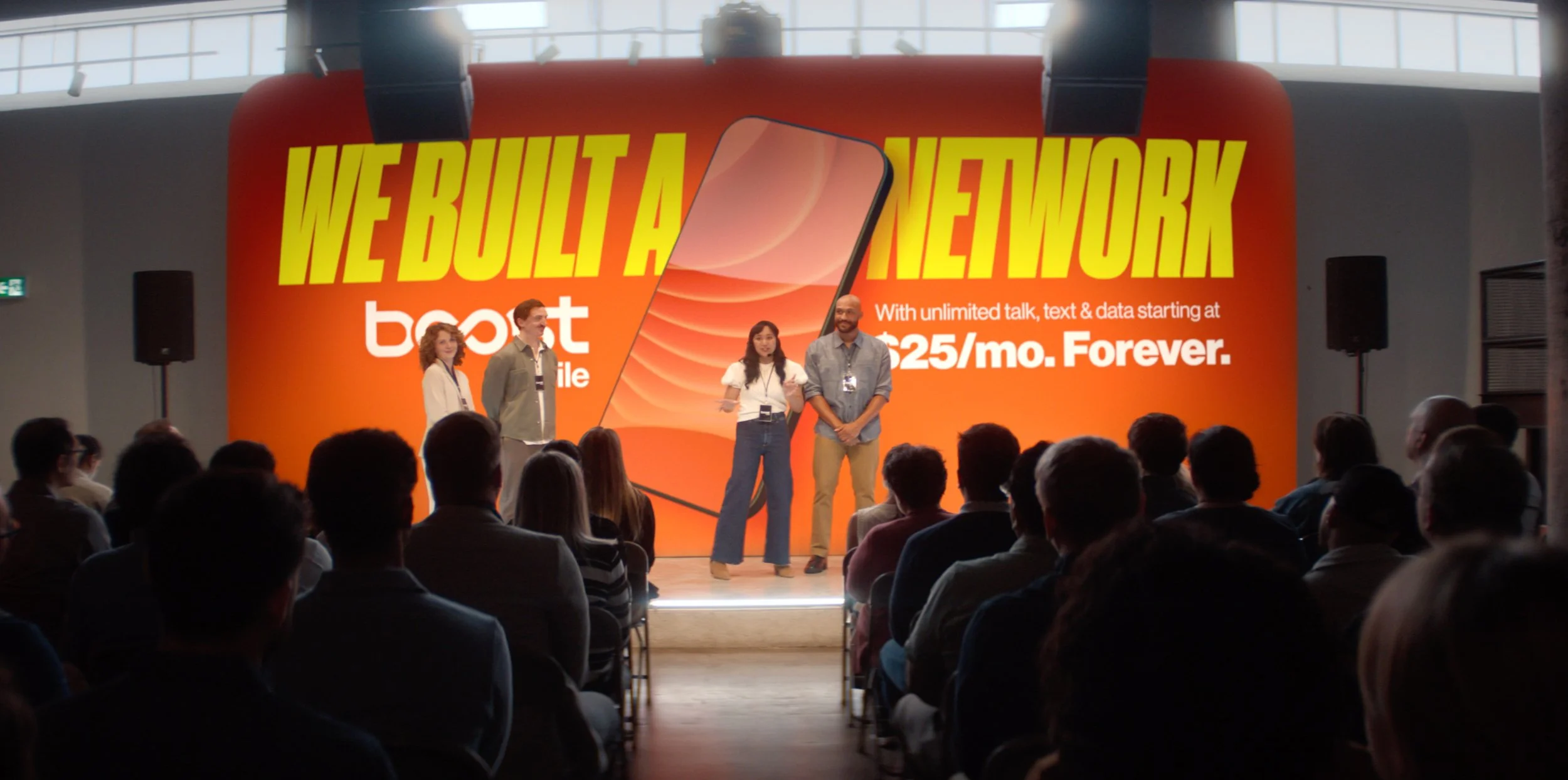  Boost Mobile built the nation’s newest 5G network. The only problem was, nobody knew about it. We fixed that. 