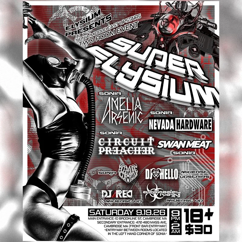 LIVE 9/19 - Nevada Hardware at Super Elysium [Boston, MA]
