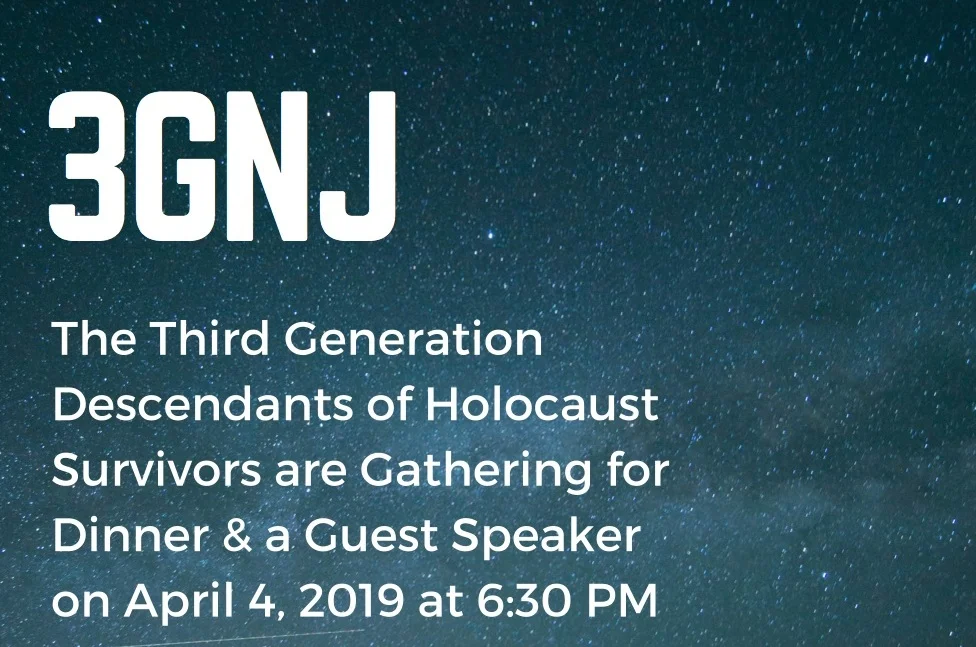 3GNJ: Dinner and Guest Speaker Survivor Tova Friedman